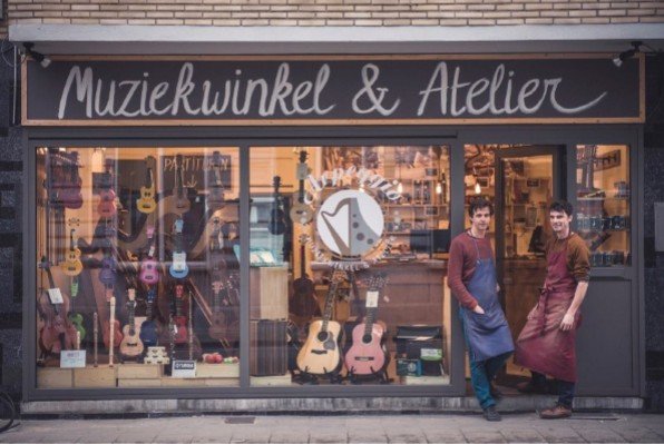Een buitengewone muziekwinkel in Gent - foto J Dewilde