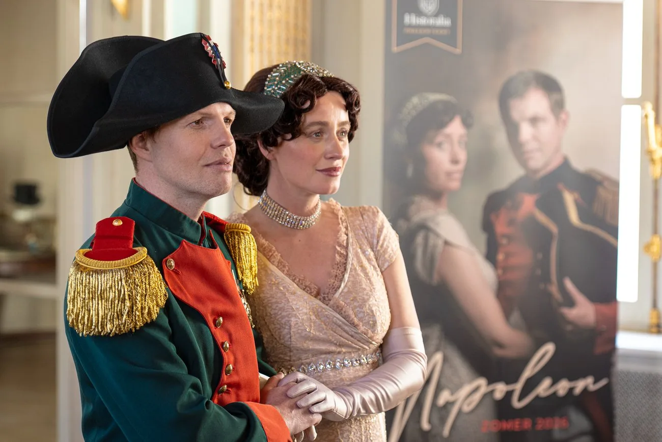 Jelle Cleymans als Napoleon in Historalia musical