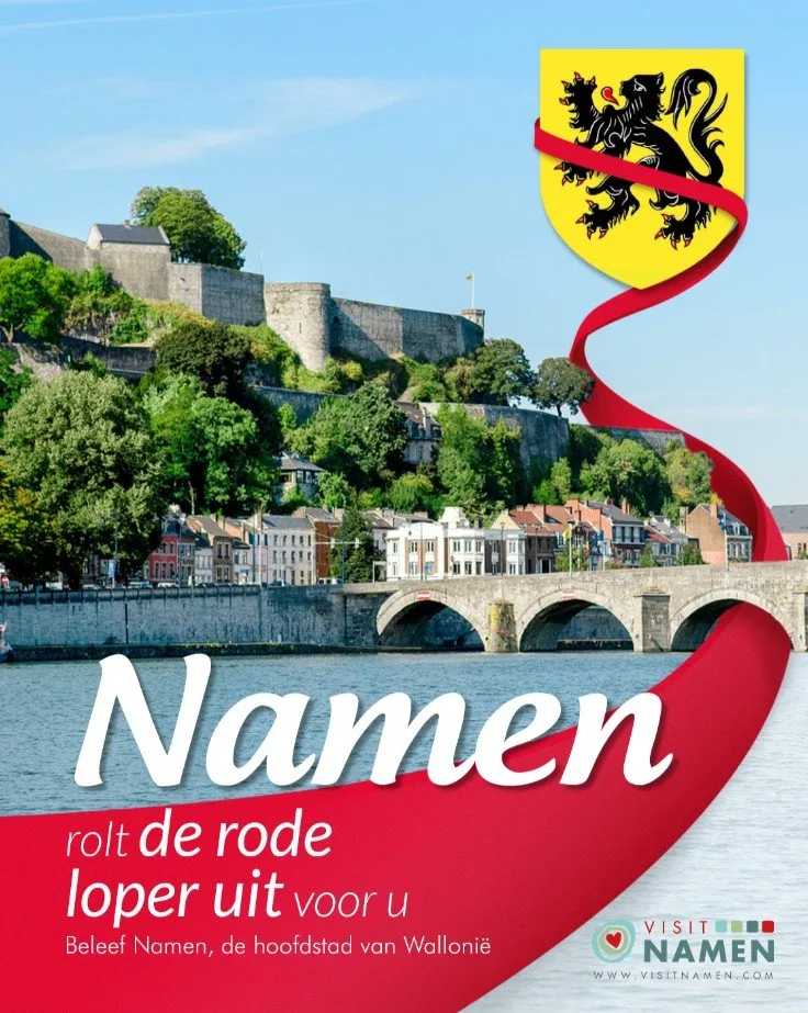 Stad Namen rolt de rode loper uit voor Vlaanderen