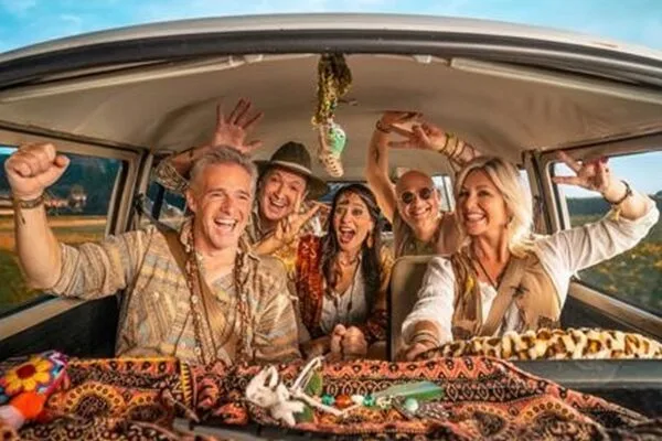 Peace And Love Schlagerfestival 2023 binnenzicht bus