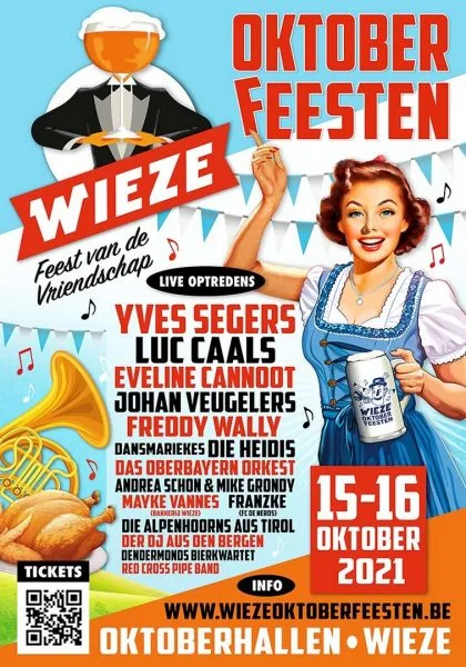 Affiche Wieze Oktoberfeesten 2021