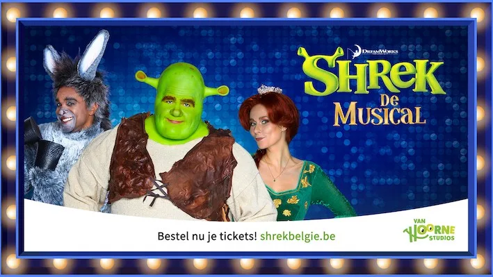 Shrek de gelauwerde familiemusical vanaf 7 juni 2025 in Vlaamse theaters