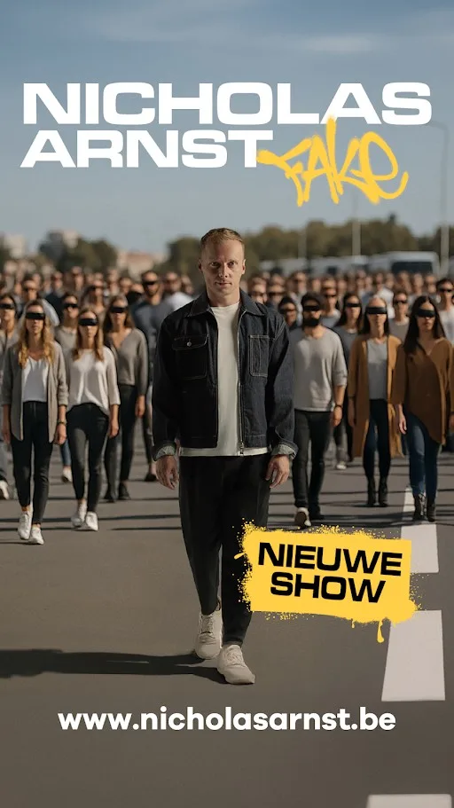 FAKE de nieuwe show van goochelaar Nicholas Arnst komt naar Dilbeek