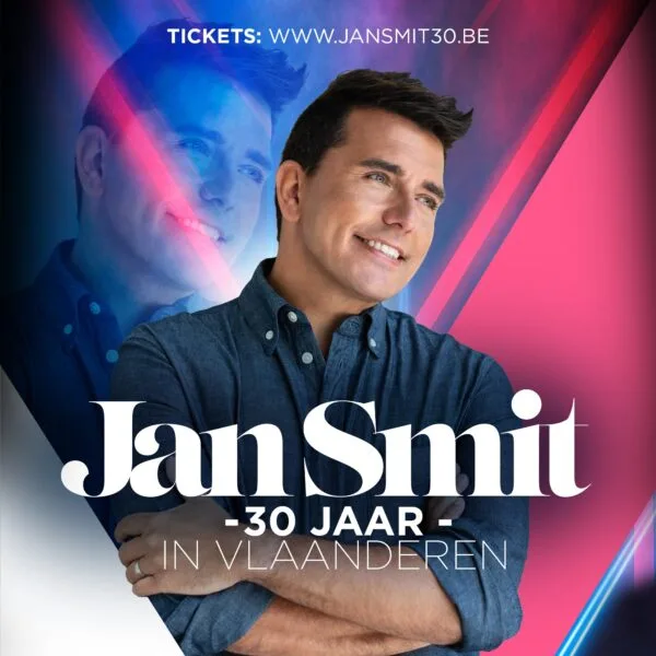 Jan Smit 30 jaar in Vlaanderen roze