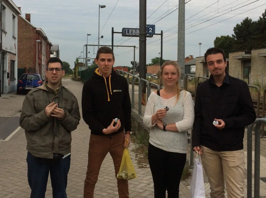 Steunbetuiging door Jong N-VA Lebbeke