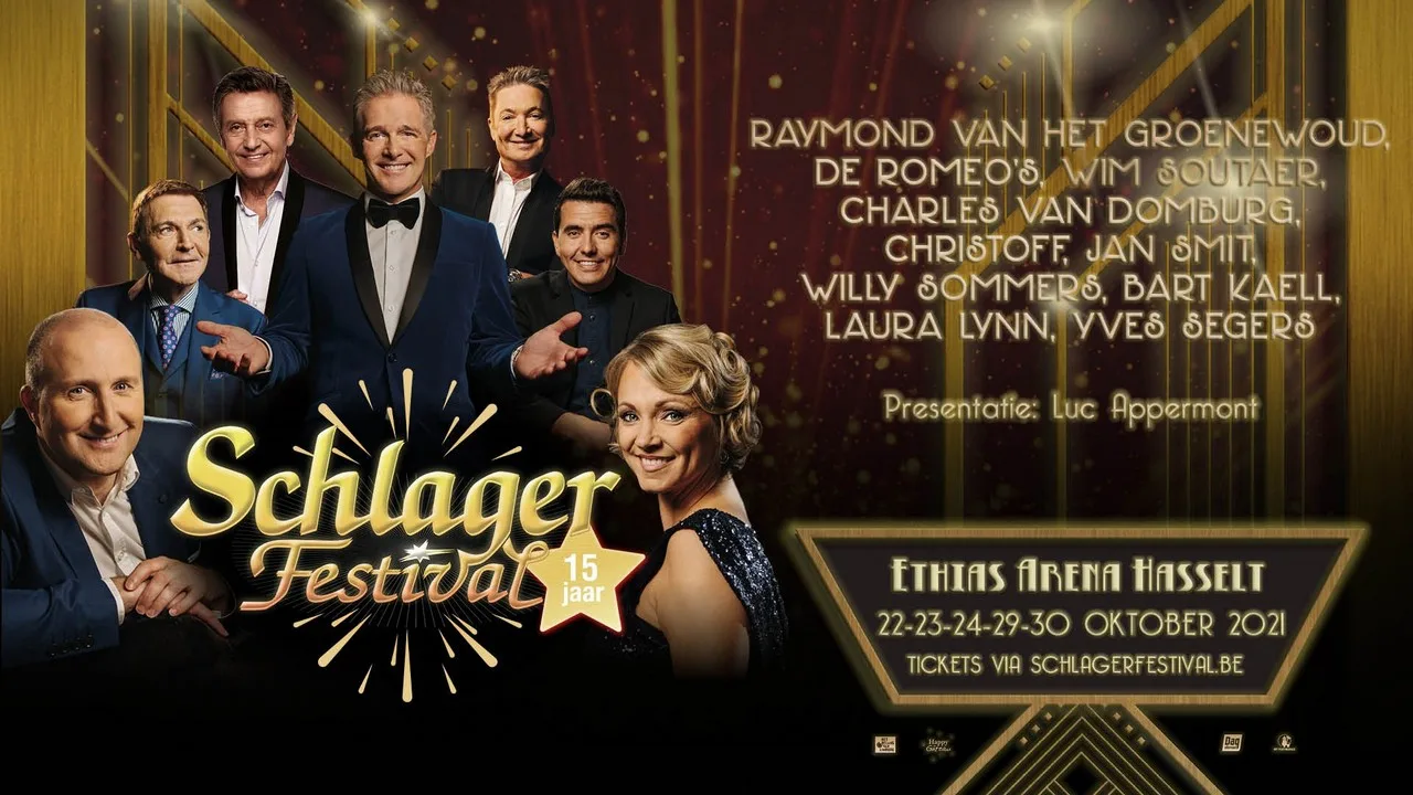 Luc Appermont en Raymond samen op 15e Schlagerfestival