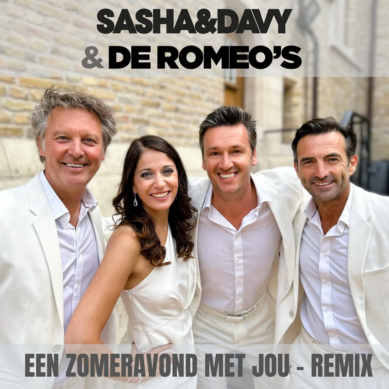 Sasha samen met alle Romeo’s