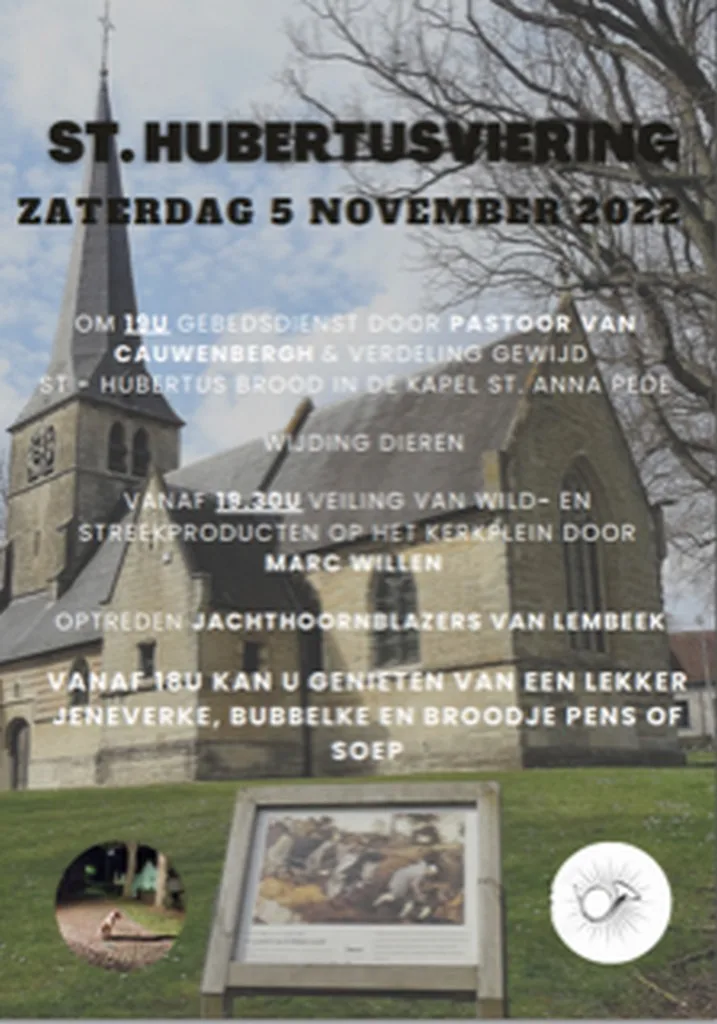 Hubertusviering Sint Anna Pede 5 november