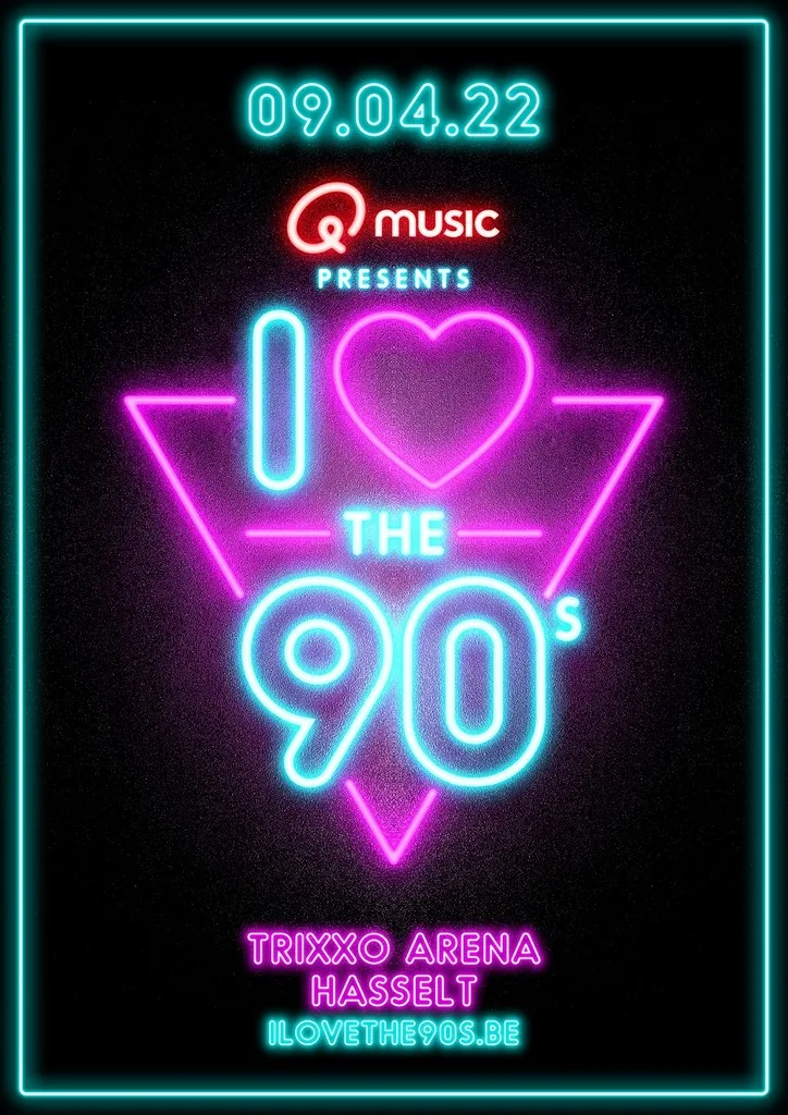 Verkoop van tickets ‘I love the 90’s’ 2022 is gestart!