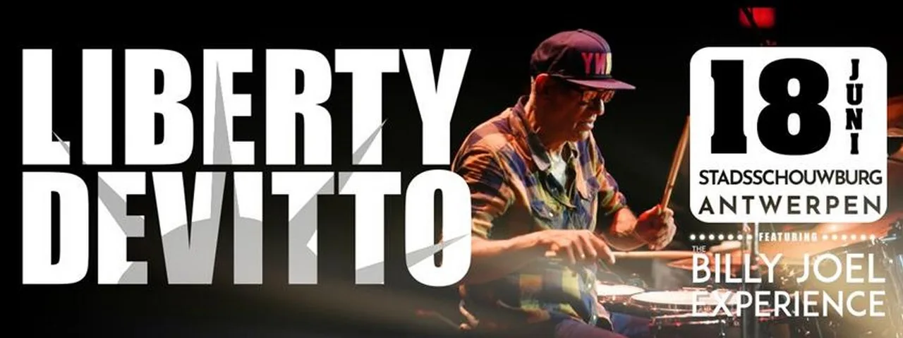 Liberty DeVitto concerteert met The Billy Joel Experience in Antwerpen