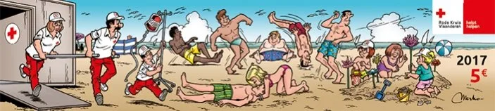 Dilbeekse Rode Kruisvrijwilligers paraat voor zelfkleververkoop