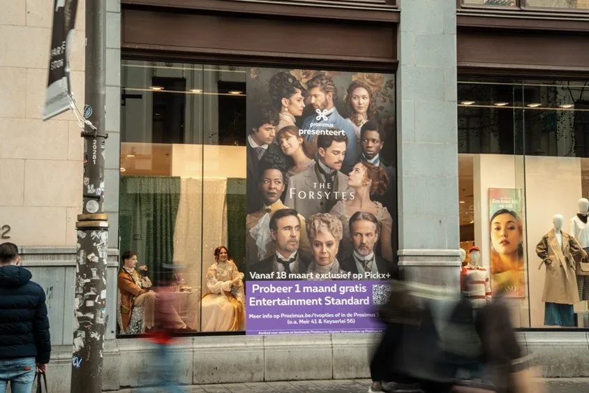 The Forsytes naar België dankzij Pickx+ High tea op de Antwerpse Meir