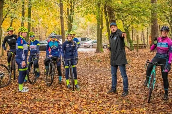 Rob Peeters en Ellen Van Loy training
