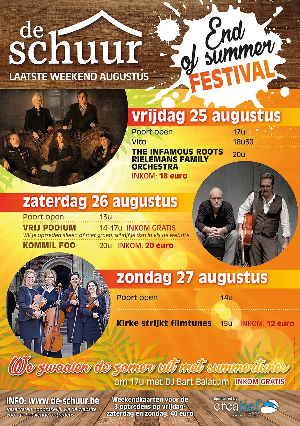 End of Summer Festival in De Schuur te Mariakerke