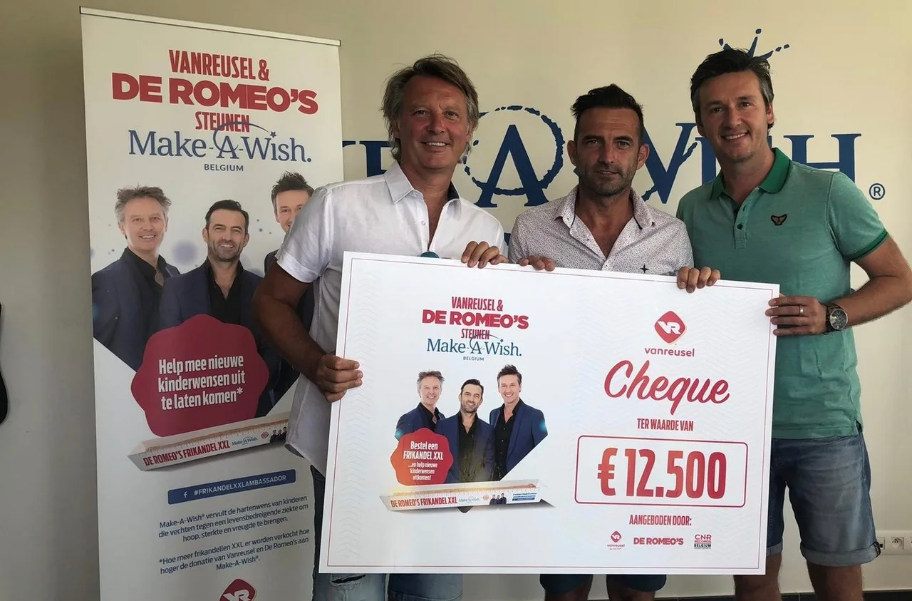 De Romeo’s schenken €12.500 aan Make-A-Wish