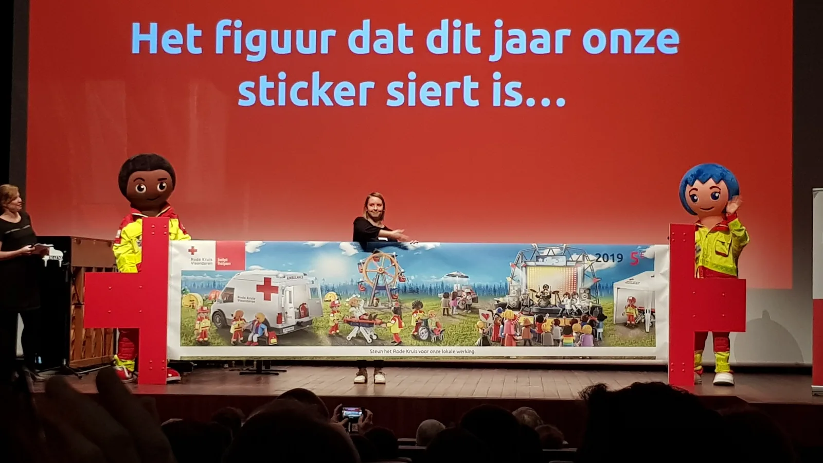 Rode Kruis zelfklever 2019