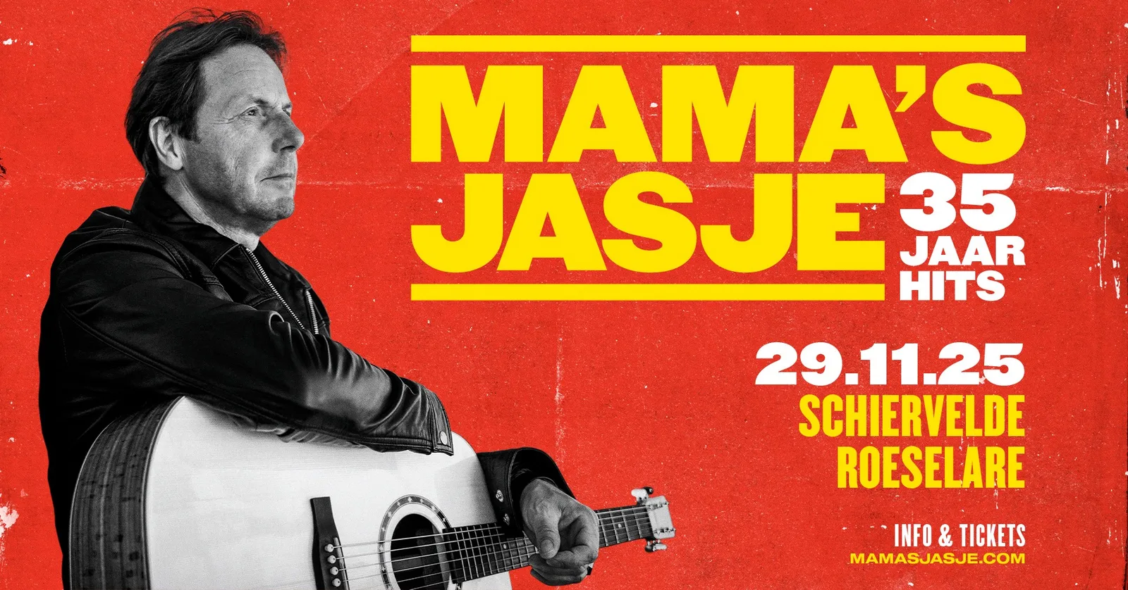 Mama’s Jasje viert '35 jaar hits' ook in Lommel en Roeselare