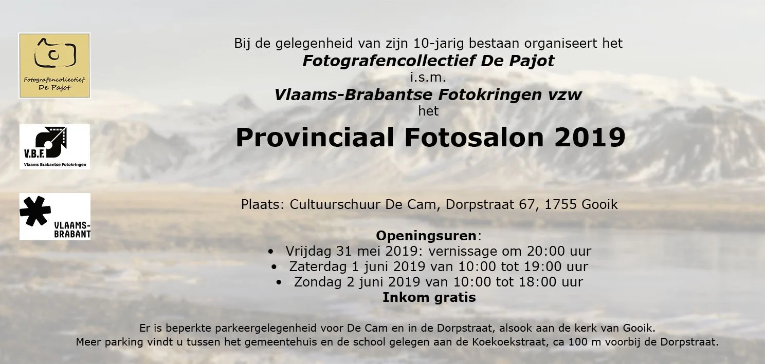 Het Pajottenland in het middelpunt van de fotografie