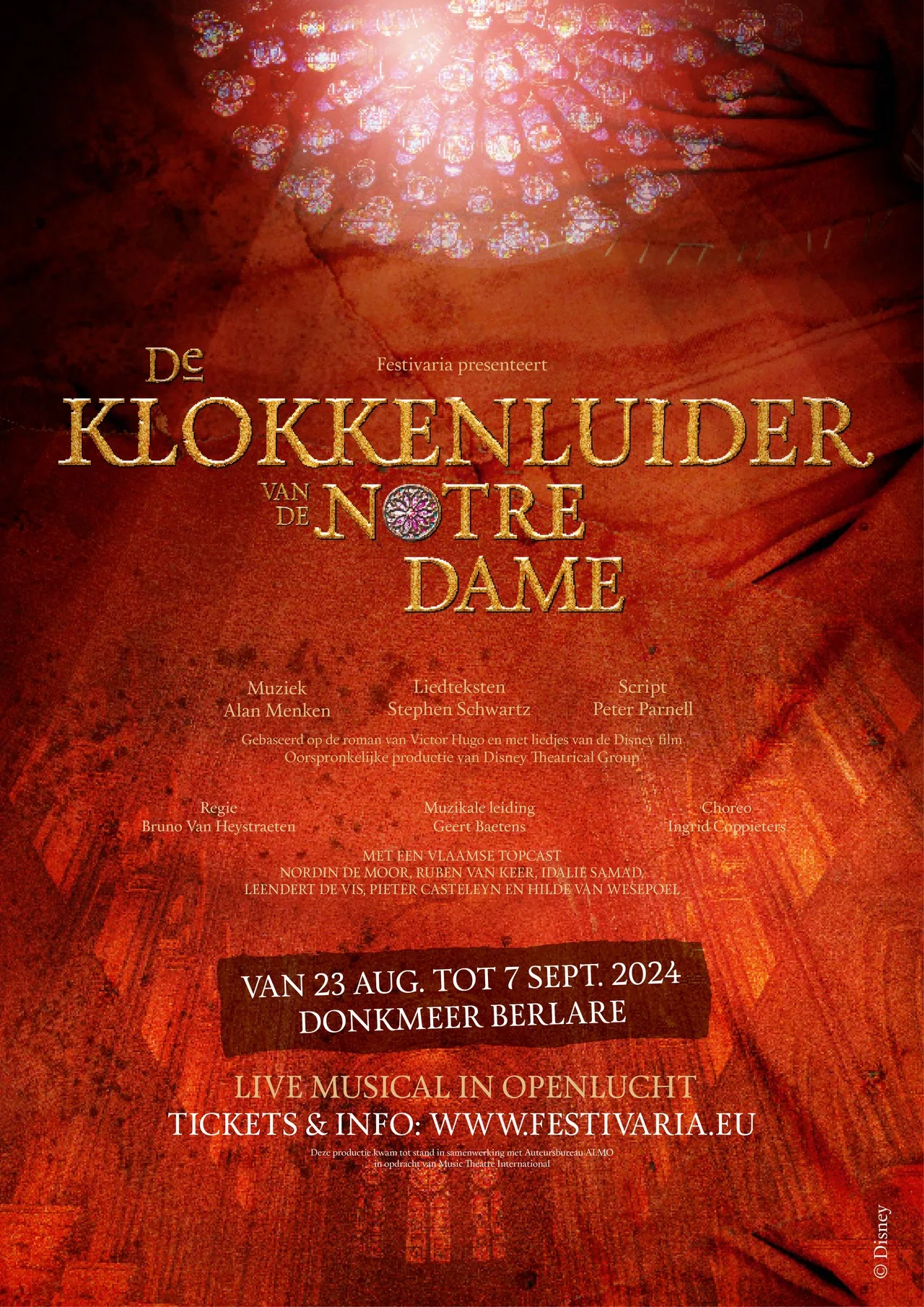 "DE KLOKKENLUIDER VAN DE NOTRE DAME" van Festivaria betoverende première