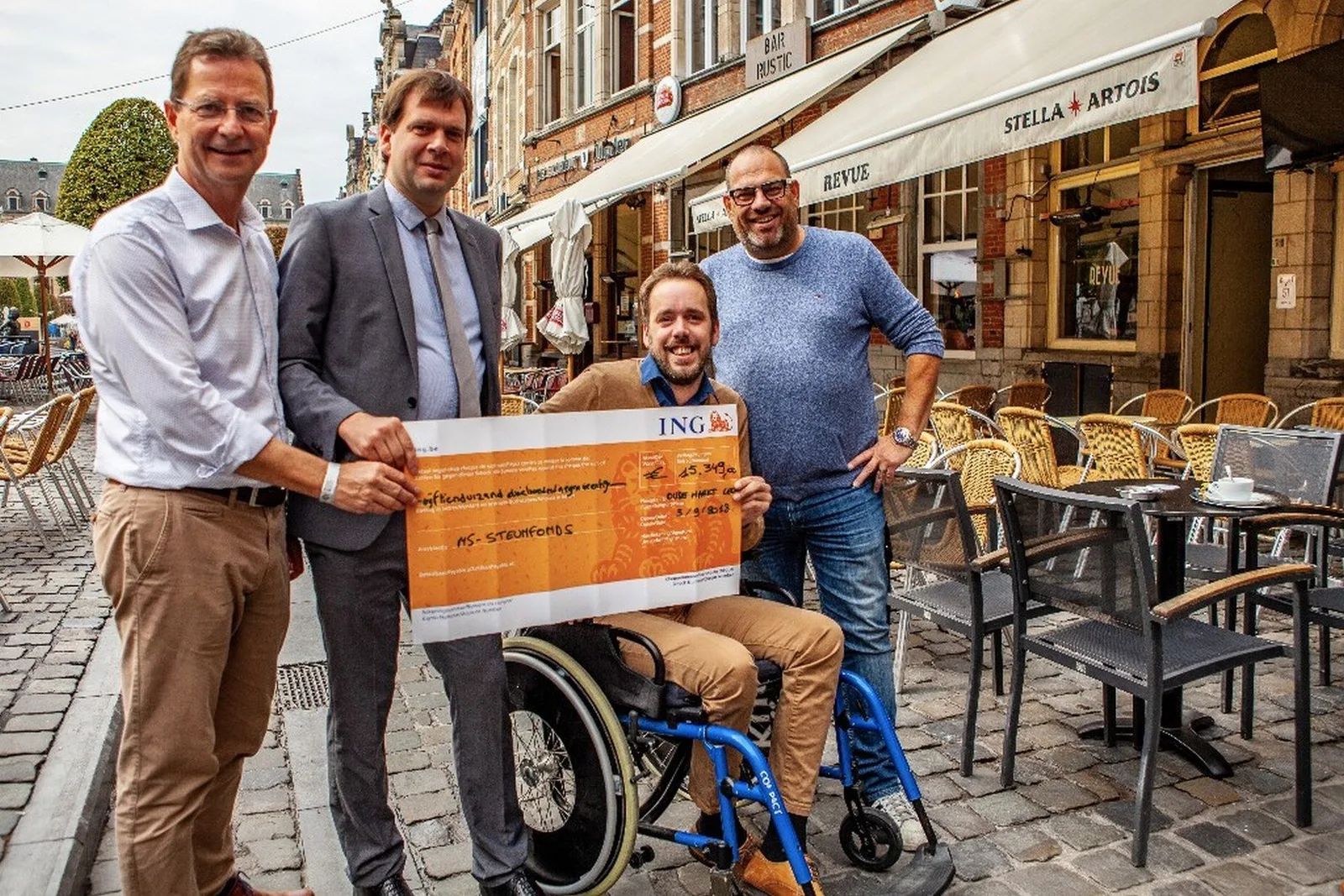 Leive Vloms krijgt een 3de editie en schenkt 15.000 euro aan onderzoek naar Multiple Sclerose