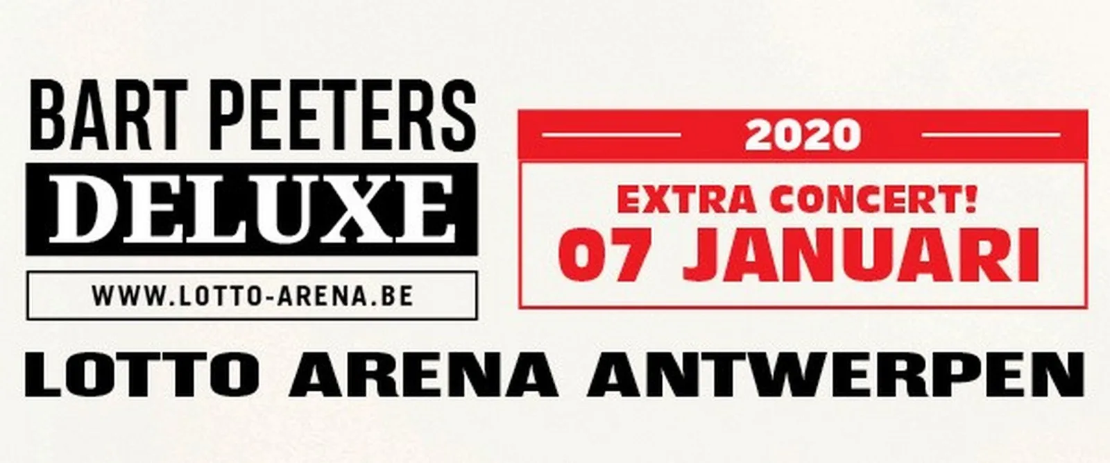 Bart Peeters kondigt achtste concert aan in Lotto Arena
