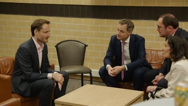 Eric Goens Blackstone Olivier Vandecasteele Alexander De Croo Van Quickenborre