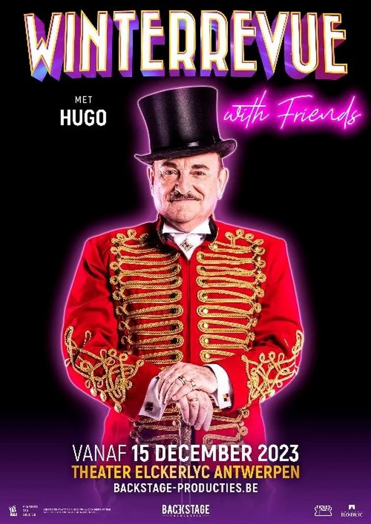 Hugo Sigal ceremoniemeester in de Winterrevue