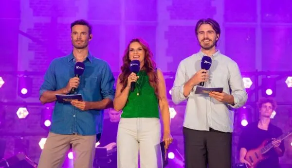 Vlaanderen Muziekland winter 2024 de drie presentatoren