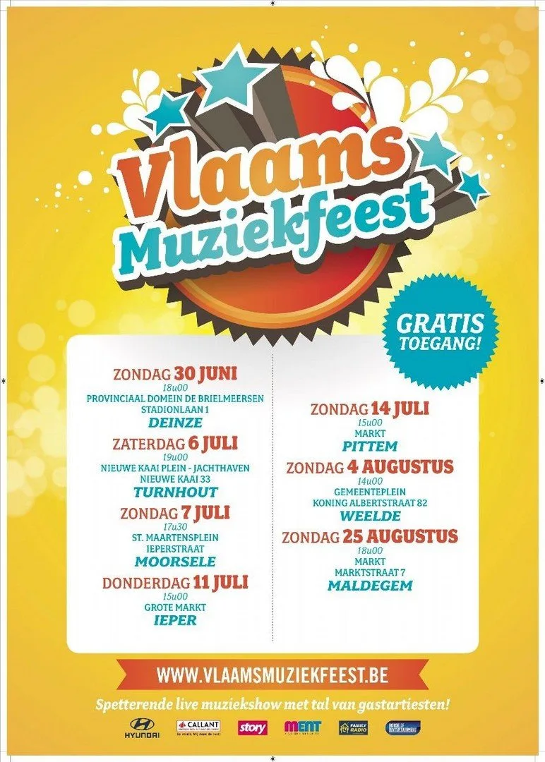 Affiche Vlaams Muziekfeest