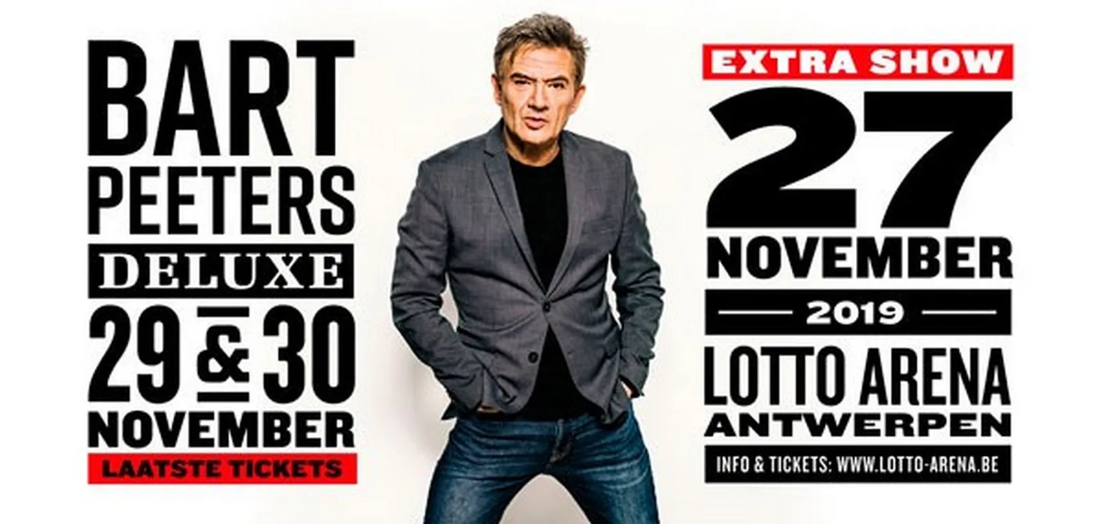 Bart Peeters geeft extra concert in de Lotto Arena