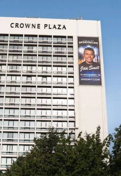Jan Smit op CrownPlaza Antwerpen ingezoomd
