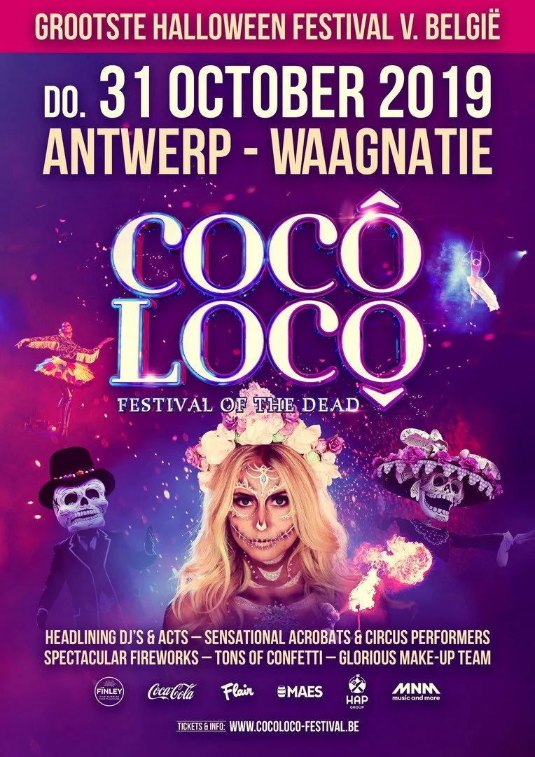 De laatste tickets voor het Halloweenfestival Cocô Locô zijn nu beschikbaar!