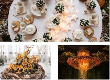 WINTER MOMENTS WITH FLOWERS