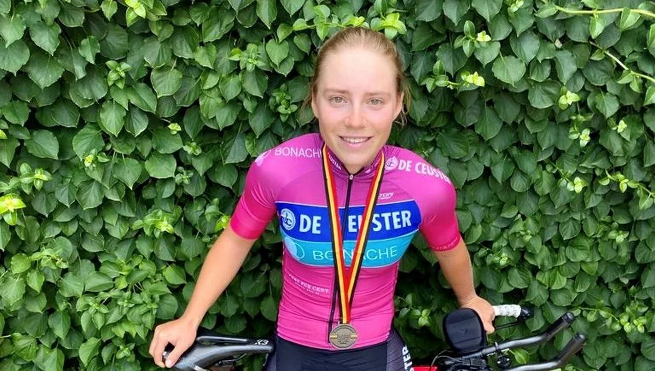 Audrey De Keersmaeker pakt zilver op het BK tijdrijden