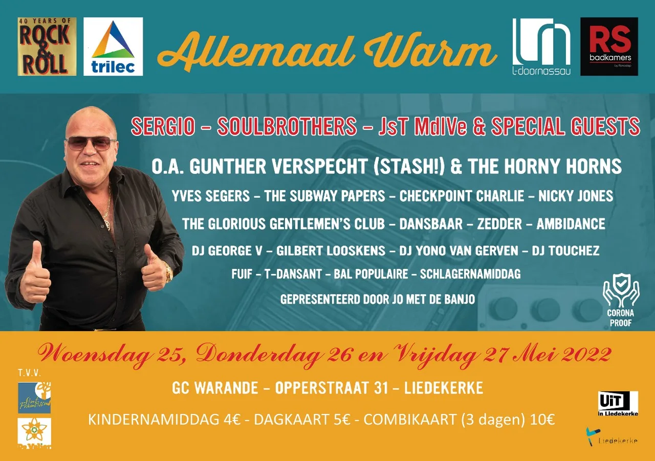 Benefiet-muziek-festival Allemaal Warm
