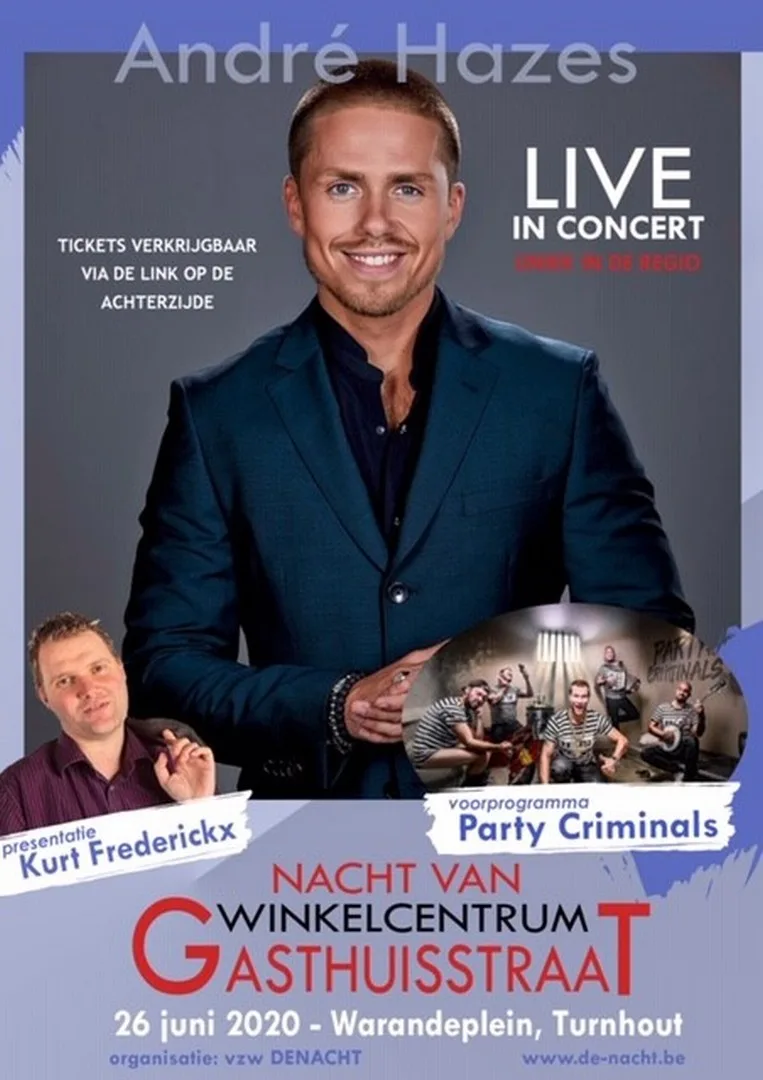 Turnhoutse ticketbar en pop-up store rond De Nacht met André Hazes opent feestelijk