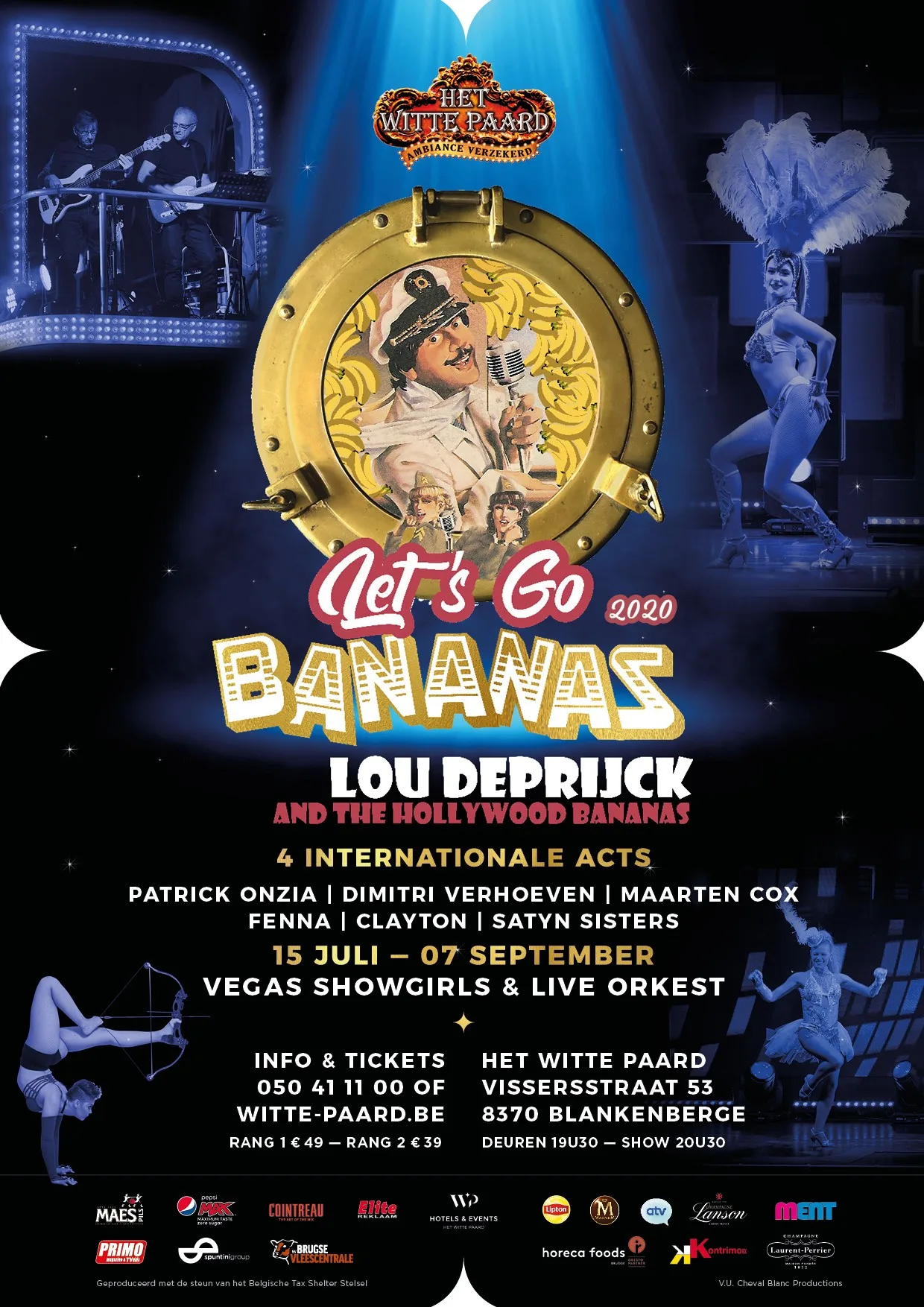 Het Witte Paard presenteert opnieuw 2 zomershows!