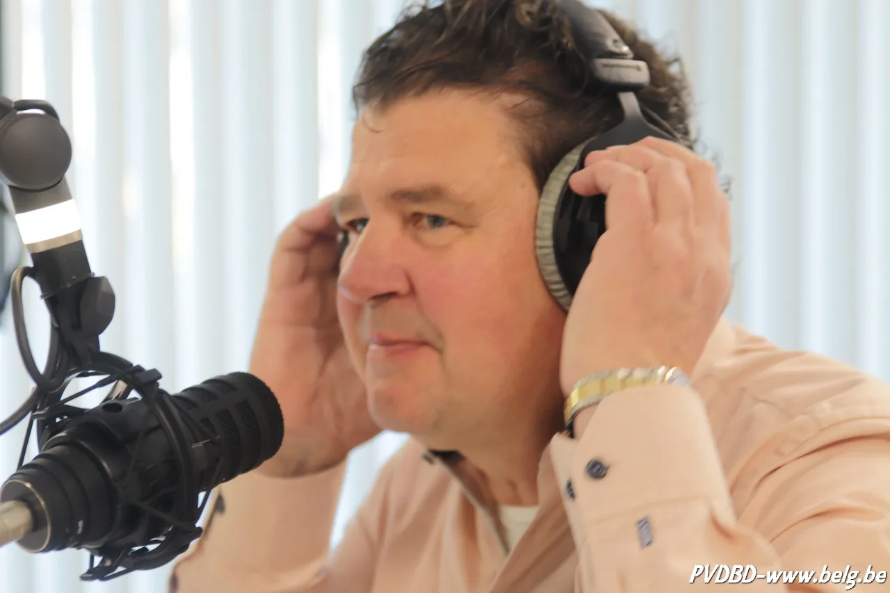 Herman Van Dender bij radio Rand
