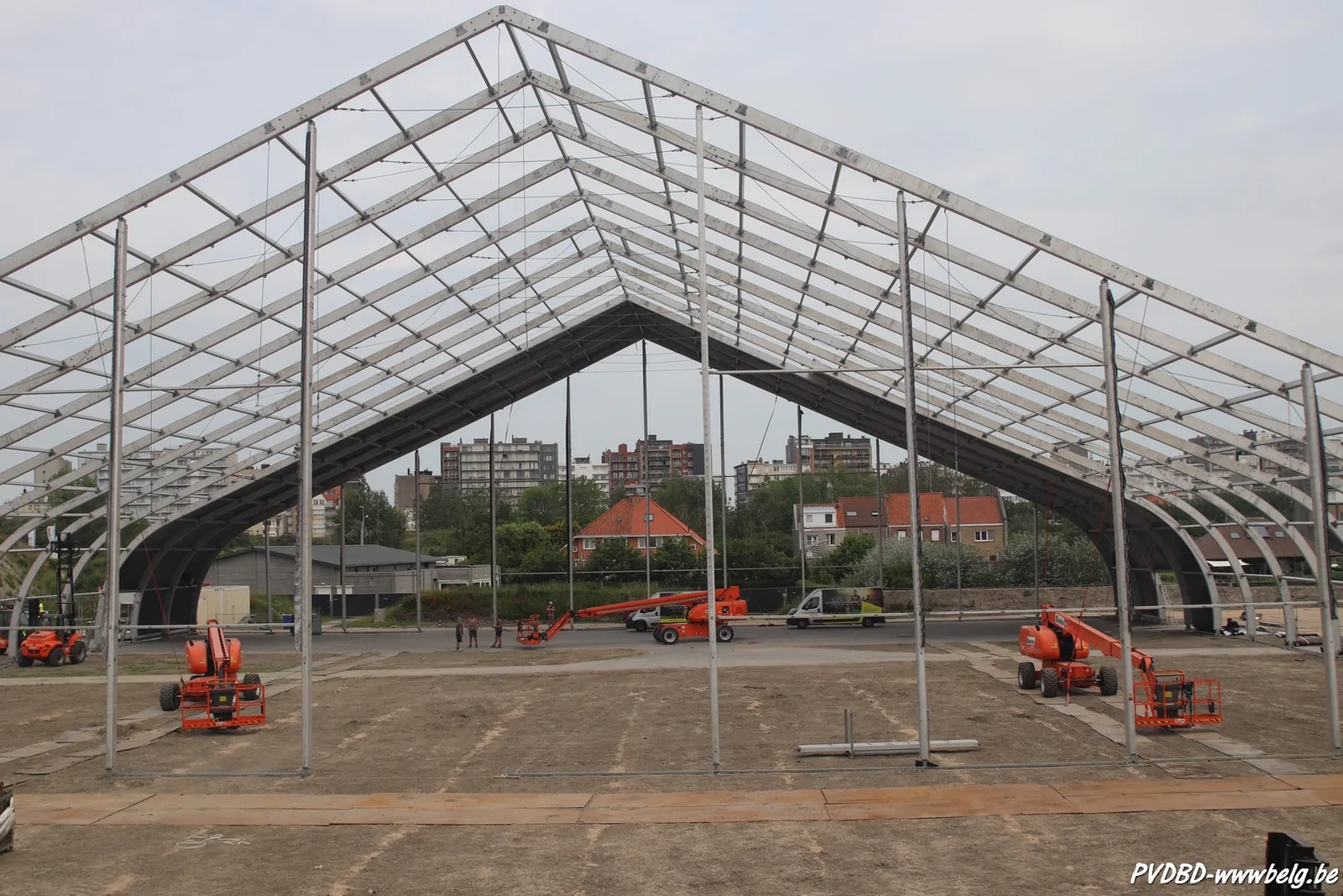 Proximus Pop-Up Arena verrijst in Middelkerke