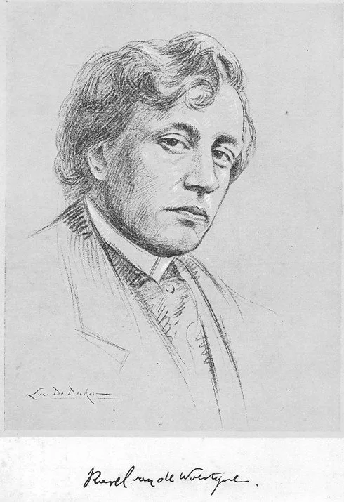 Bloemenhulde Karel van de Woestijne in Zwijnaarde