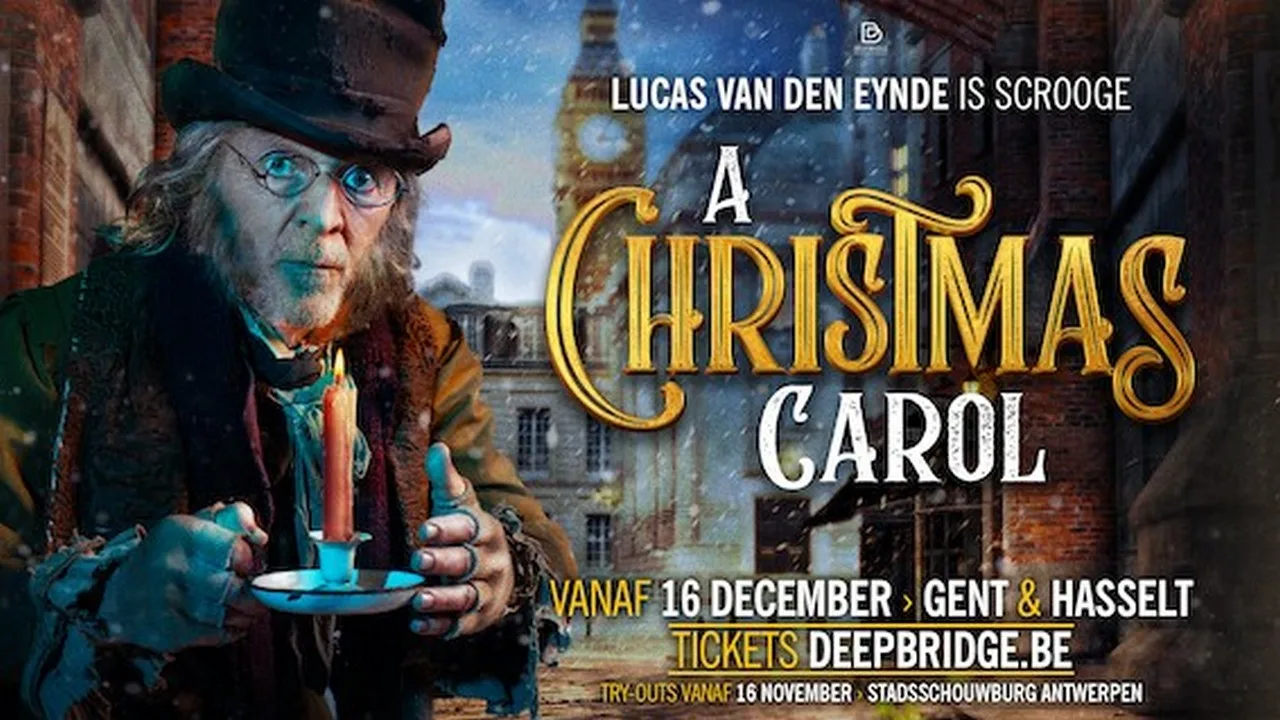 Lucas Van den Eynde schittert als Scrooge