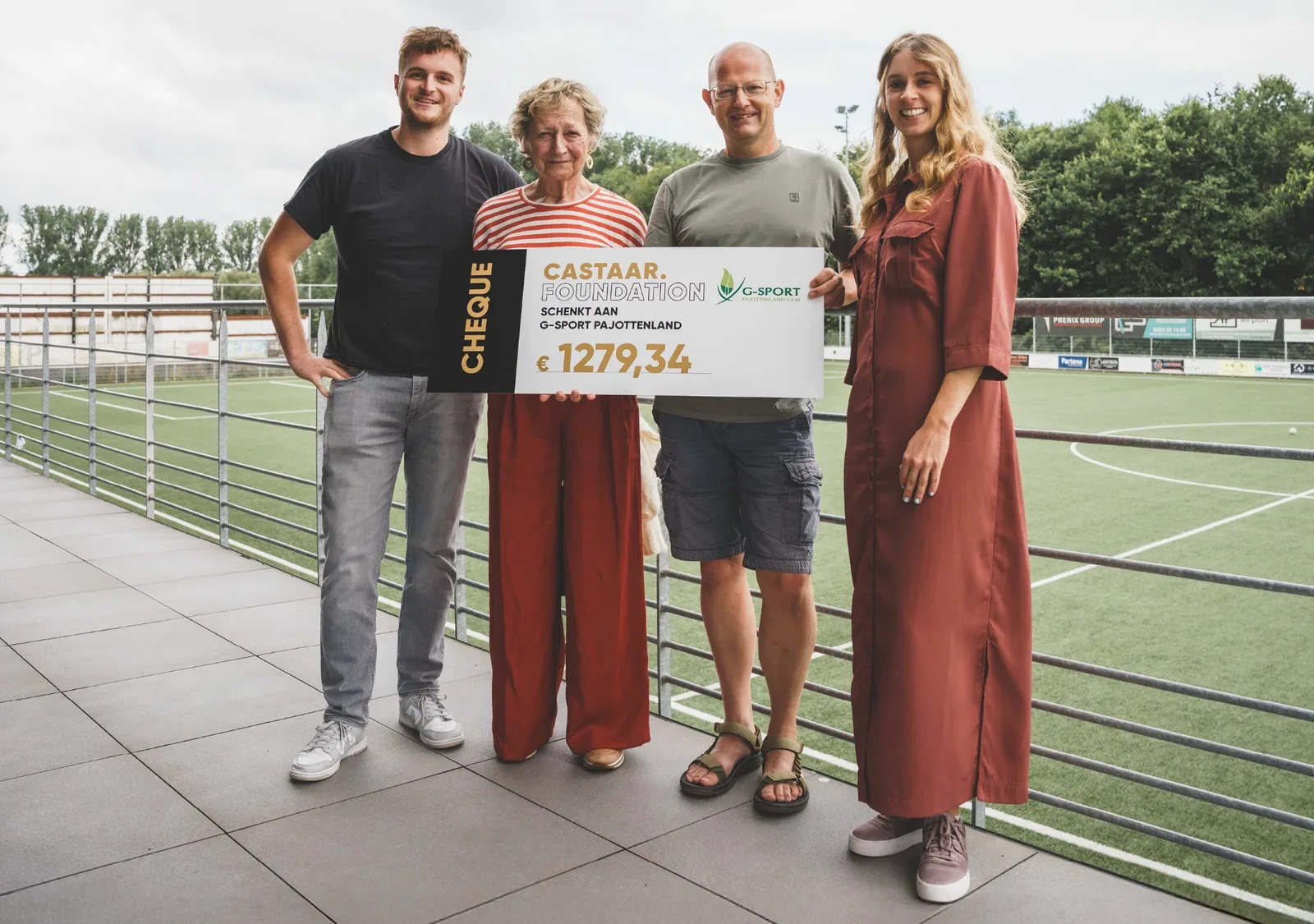 Castaar Foundation haalt de finish en zamelt 1.279,34€ in