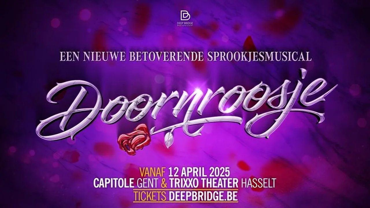 Jérémie Vrielynck vervolledigt hoofdcast en wordt prins naast ‘Doornroosje' Lotte De Clerck in sprookjesmusical