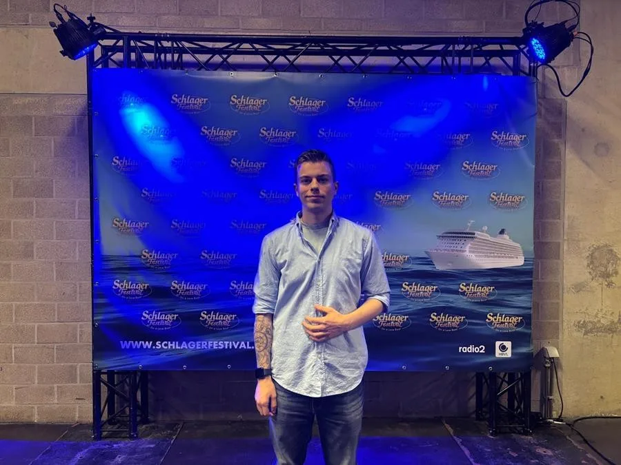 Aron Rademakers stond afgelopen weekend op het podium van Het Schlagerfestival