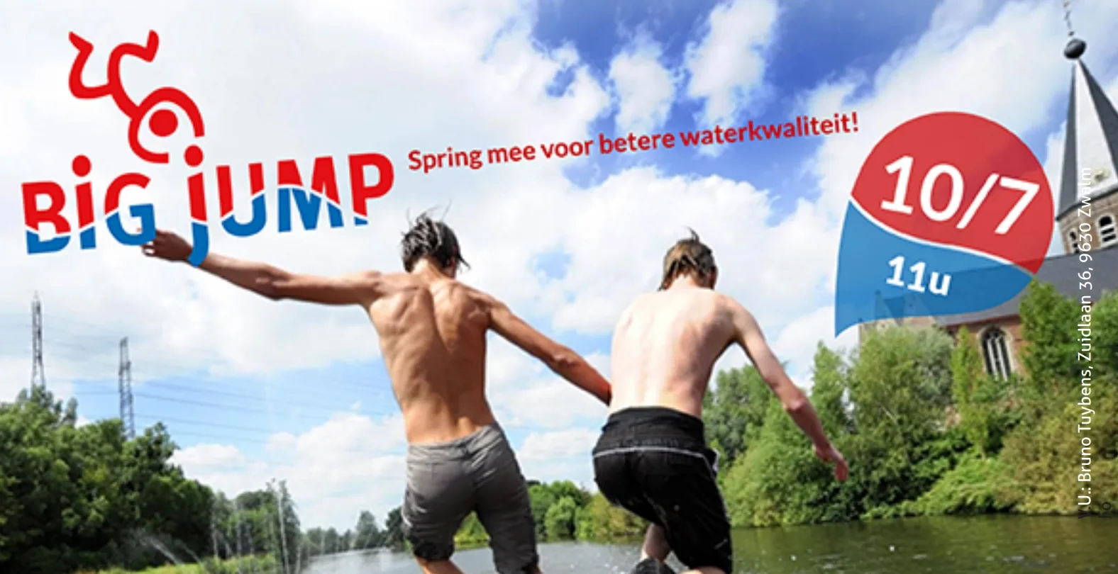 Big Jump in de Zwalm voor een betere waterkwaliteit