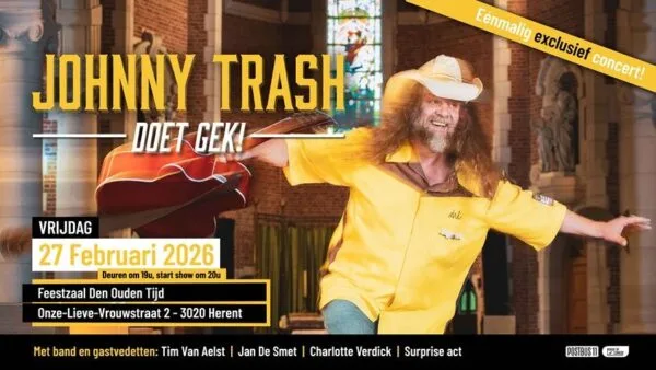 Johnny Trash Doet Gek feestzaal Den Ouden Tijd