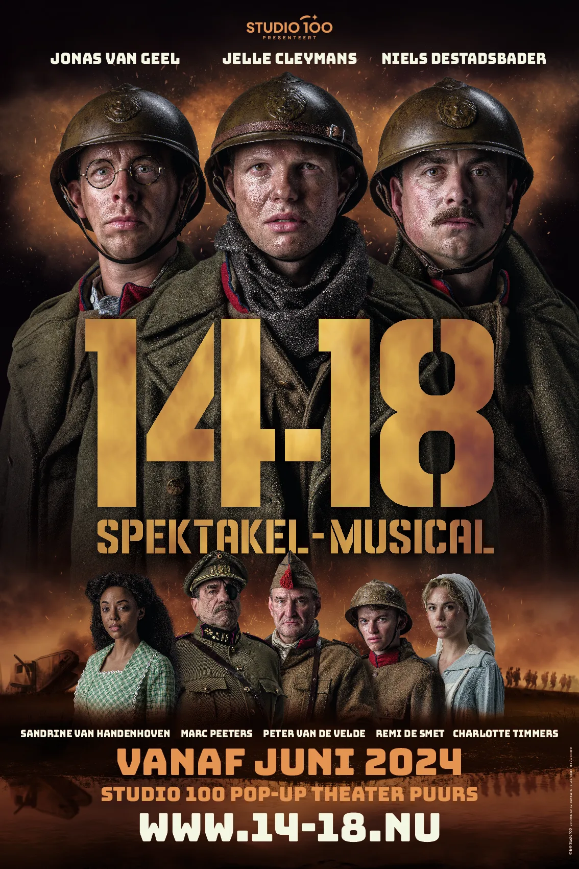 Spektakel-musical 14-18 eerste beelden