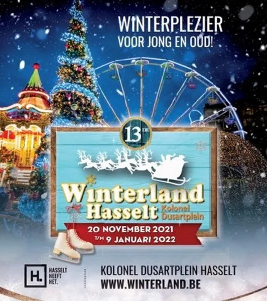 Affiche Winterland Hasselt 2021