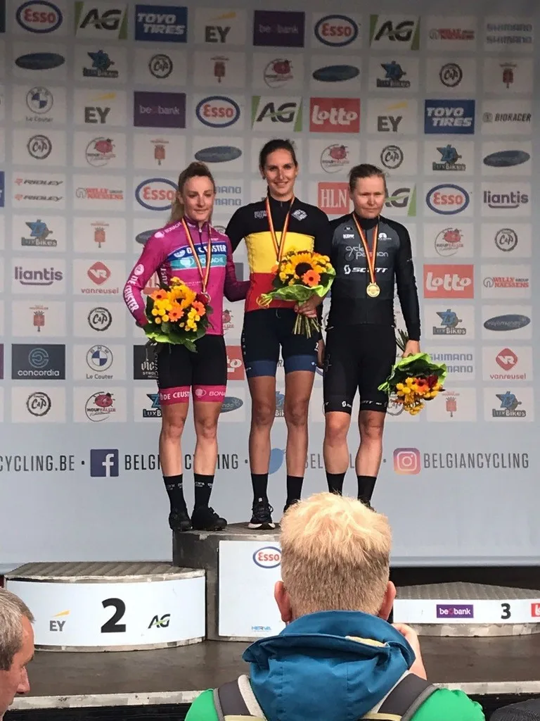 Alicia Franck eerste zilver op het BK Mountainbike