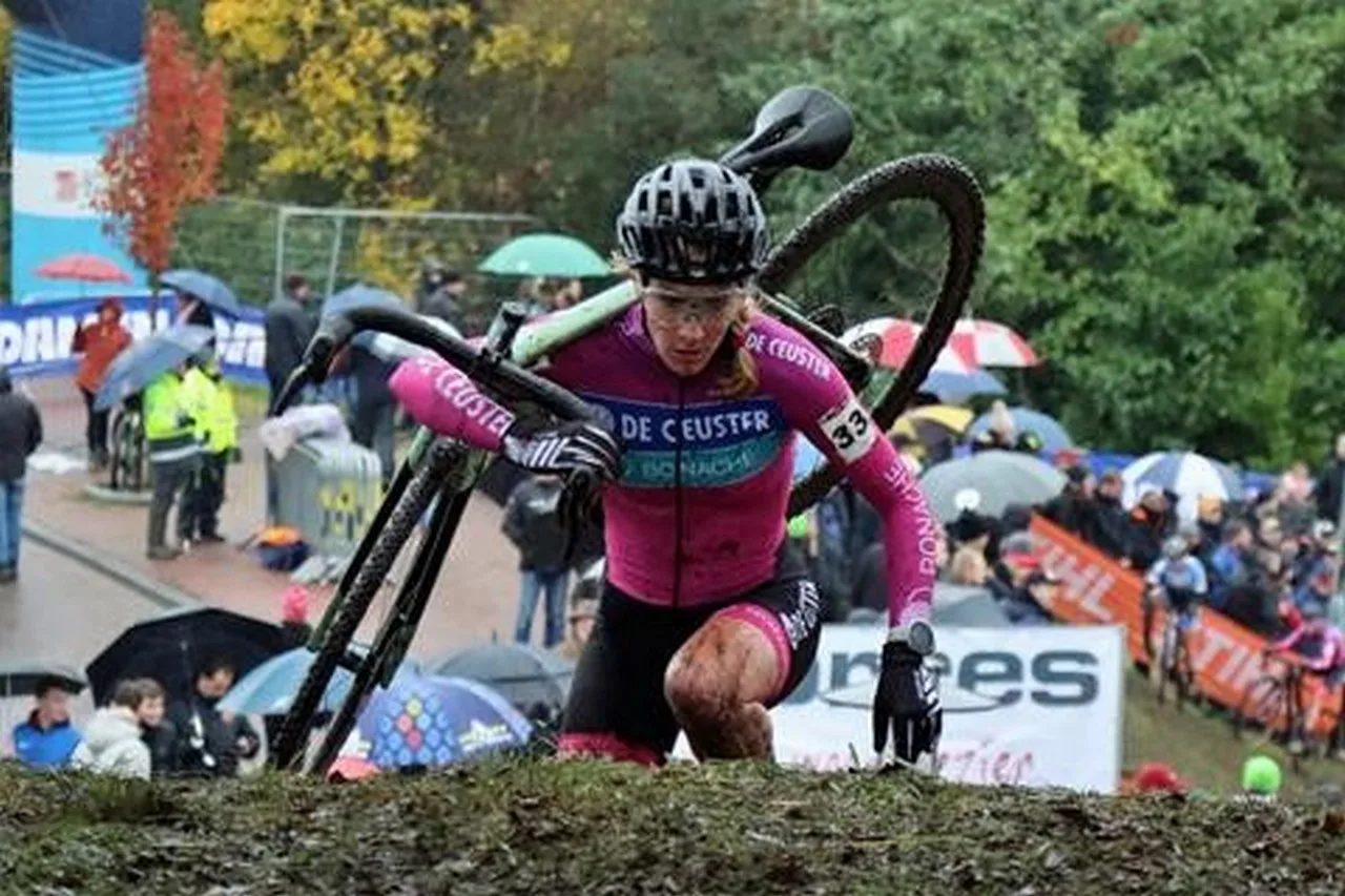 Alicia Franck rijdt zaterdag in Essen
